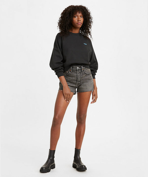 Levi's Women's 501 Original Fit Shorts - Faded Black at Dave's New York