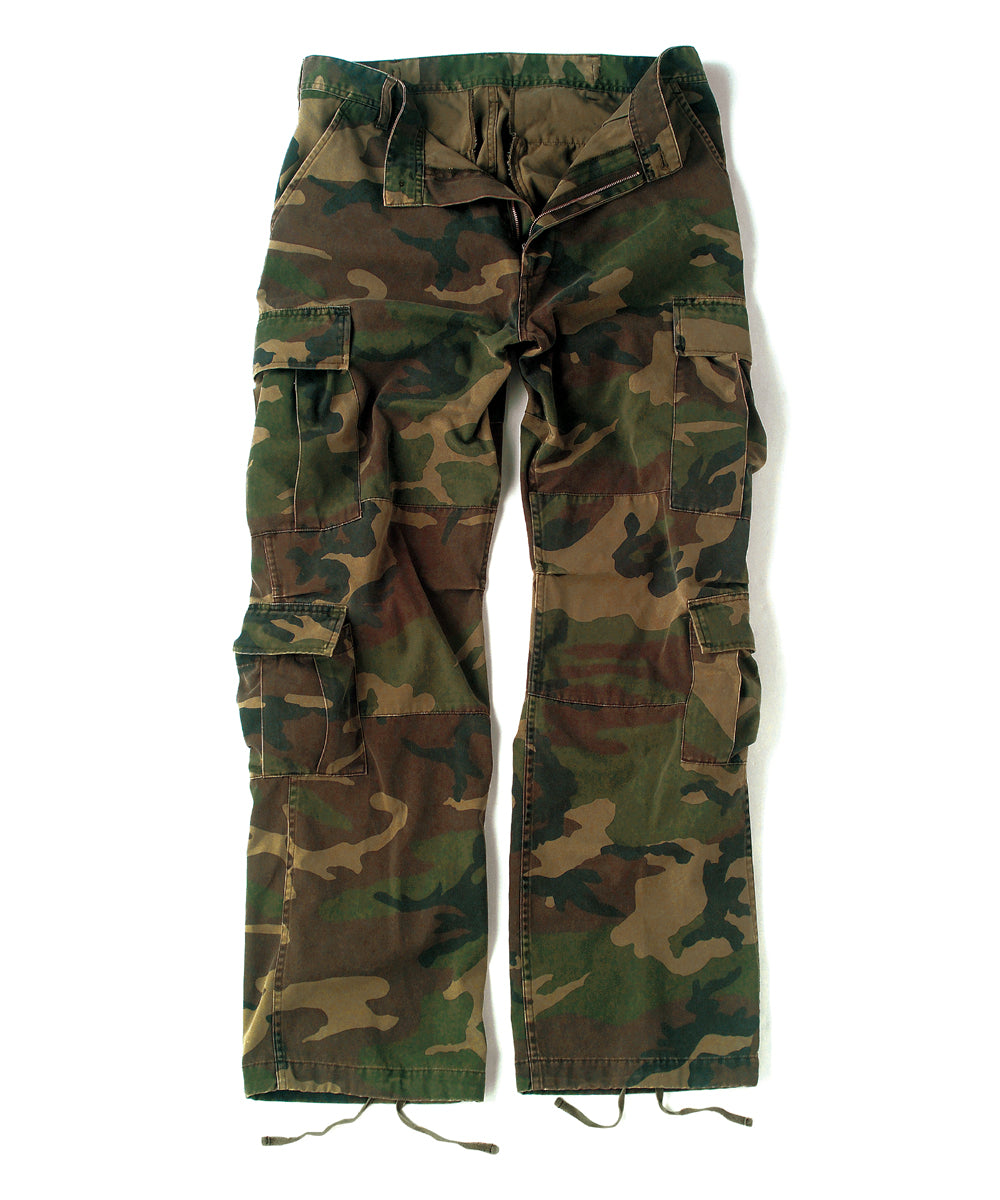 Rothco Vintage Paratrooper Fatigue Pants Woodland Camo