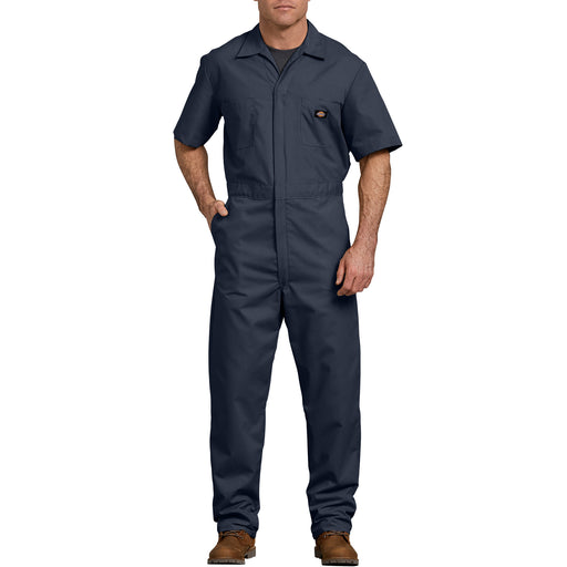 Dickies Men's Short Sleeve Coverall in Dark Navy at Dave's New York
