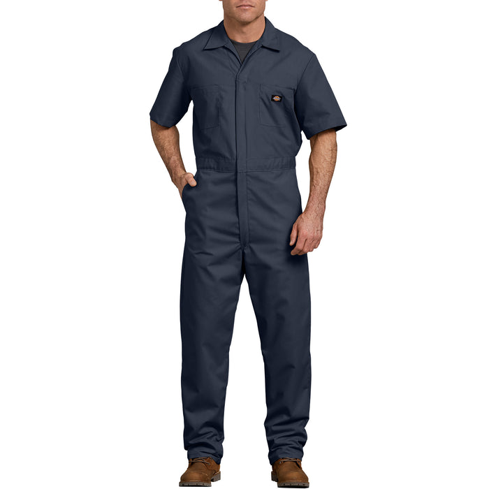 Dickies Men's Short Sleeve Coverall in Dark Navy at Dave's New York