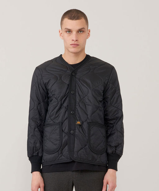 Alpha Industries ALS/92 Field Coat Liner in Black at Dave's New York