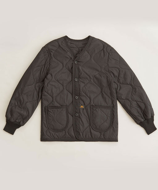 Alpha Industries ALS/92 Field Coat Liner in Black at Dave's New York