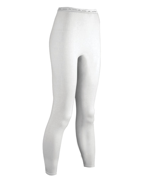 ColdPruf Women's Authentic Wool Thermal Bottoms in Winter White at Dave's New York