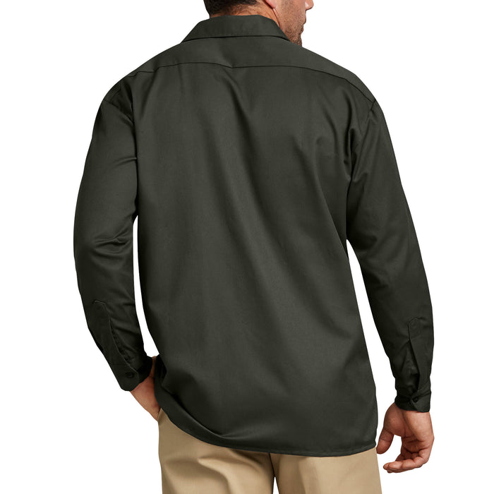 Dickies Long Sleeve Work Shirt - Olive Green Dave's New York Dickies Long Sleeve Work Shirt - Olive Green Dave's New York