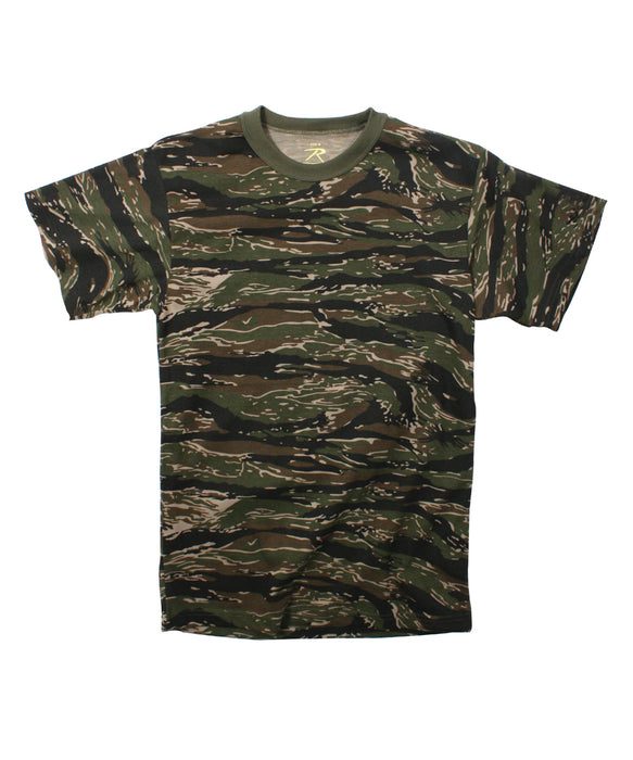 Rothco Men's Camouflage T-shirt - Tiger Stripe at Dave's New York
