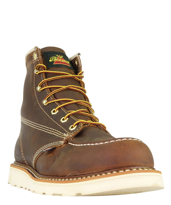 Thorogood American Heritage 6" Moc Toe Work Boots - Crazy Horse Leather at Dave's New York