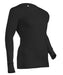 Indera Expedition Weight Cotton Raschel Knit Thermal Top - Black
