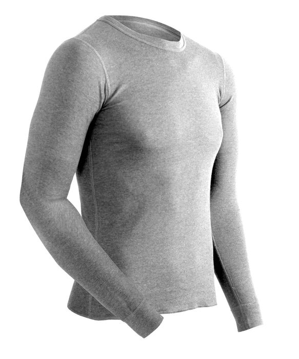 ColdPruf Men’s Platinum II Base Layer Top in Grey at Dave's New York