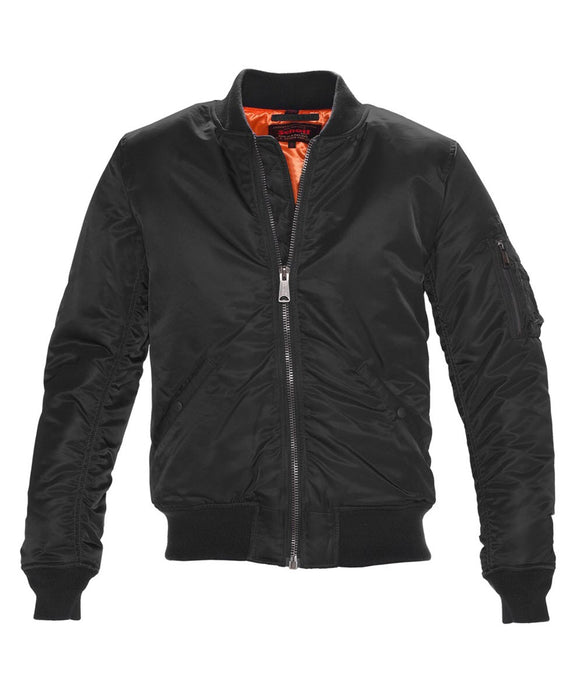 Ma1 Bomber Black Schott Bomber Jacket MA-1 Bomber Jacket Black