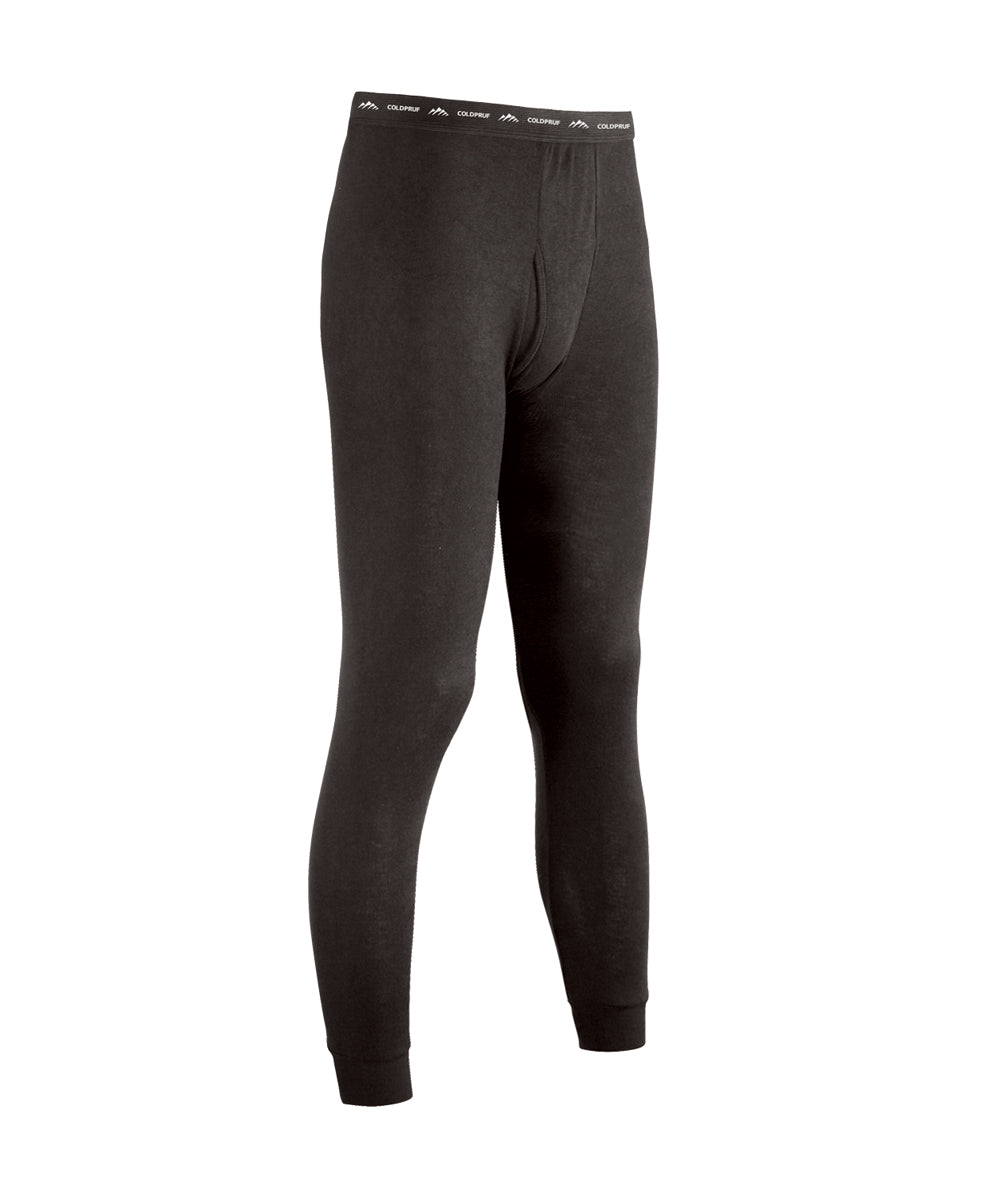 Wrangler Black Cotton/Polyester Thermal Pants (Xl) at