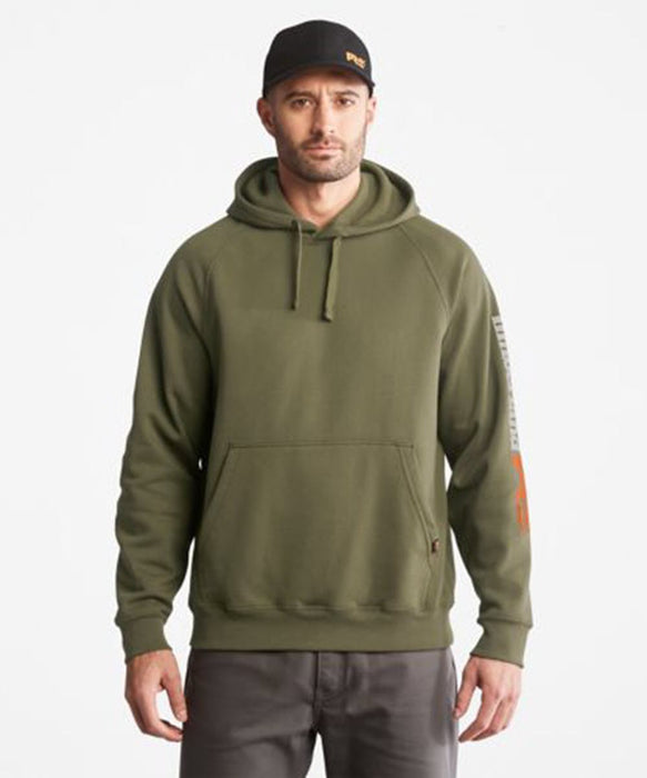 Timberland PRO Hood Honcho Sport Pullover Hooded Sweatshirt in Burnt Olive at Dave's New York