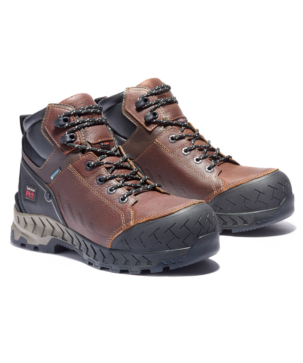 Tegen Luxe Geavanceerd Timberland PRO Work Summit Composite Toe Insulated Work Boots - Brown —  Dave's New York