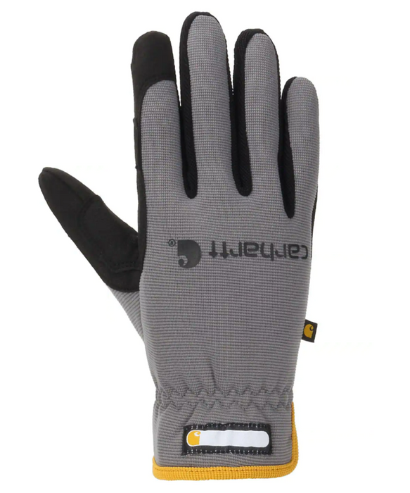 Carhartt Men's Work-Flex Lined High Dexterity Gloves - Grey