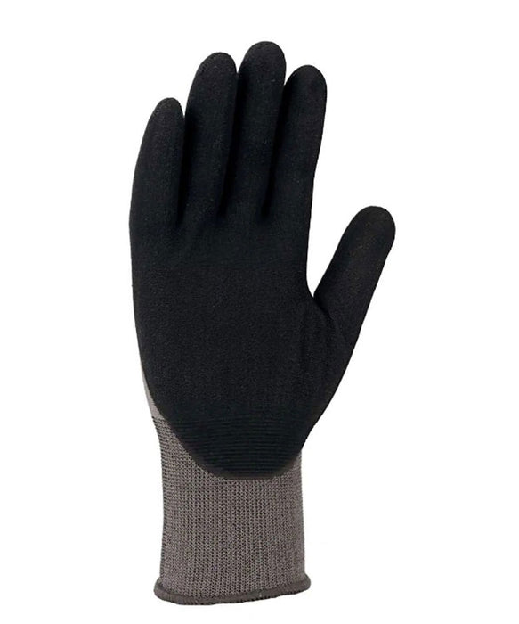 Carhartt Men's Thermal Lined Waterproof Nitrile Grip Glove Grey