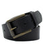 Dave's New York Pebbled Leather Belt - Black