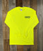 Dave’s New York Work Logo Long Sleeve T-Shirt - Bright Lime