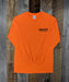 Dave’s New York Work Logo Long Sleeve T-Shirt - Bright Orange