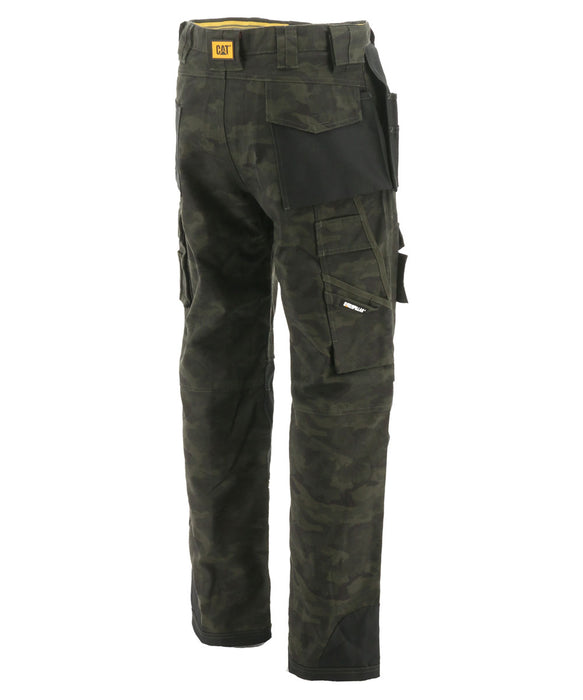 Caterpillar C172 Trademark Trouser (with holster pockets) in Night Camo at Dave's New York