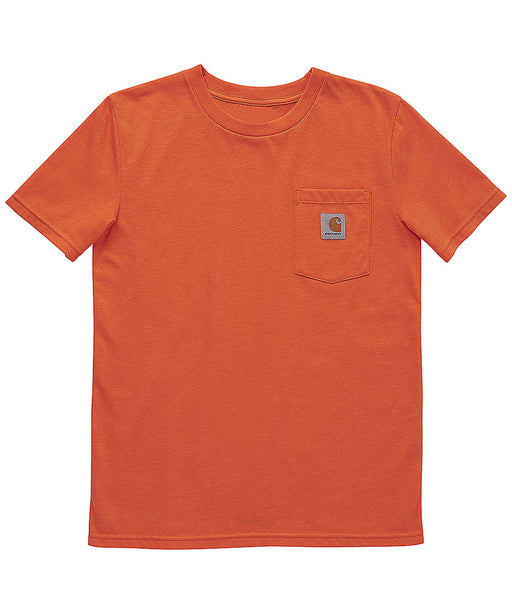 Carhartt Kids Short Sleeve Pocket T-shirt - Exotic Orange Heather at Dave's New York
