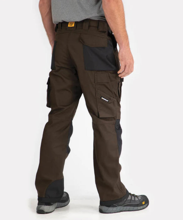 Caterpillar Trademark Trousers (with holster pockets) - Dark Earth at Dave's New York