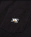 Caterpillar Men's Label Short Sleeve Pocket T-shirt - Black at Dave's New York