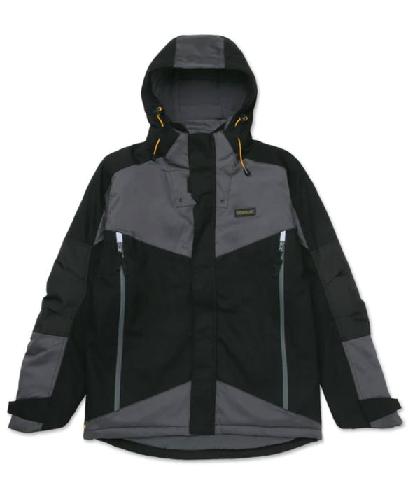 Caterpillar Men's Triton Insulated Waterproof Jacket - Black with Grey at Dave's New York