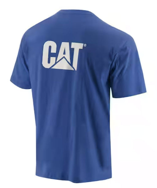 Caterpillar Short Sleeve Trademark T-Shirt - Memphis Blue at Dave's New York