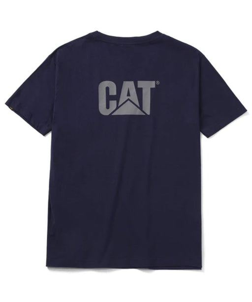 Caterpillar Short Sleeve Trademark T-Shirt - Eclipse at Dave's New York