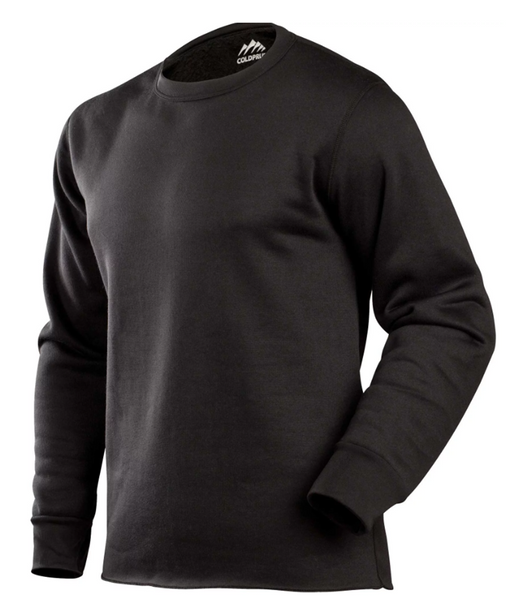 ColdPruf Expedition Long Sleeve Crew Base Layer Shirt - Black at Dave's New York