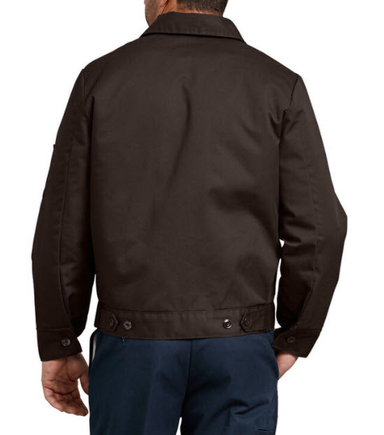 Dickies Men's Insulated Eisenhower Jacket in Dark Brown at Dave's New York