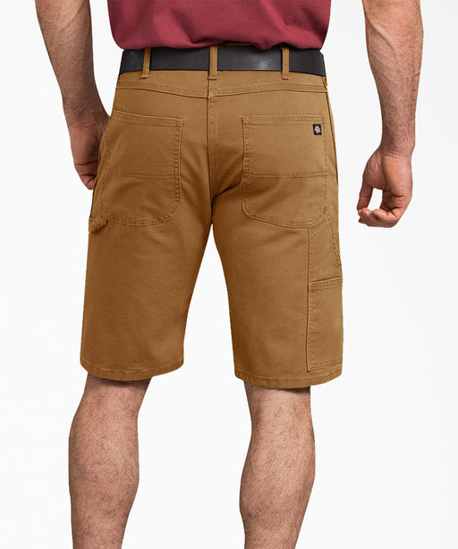Dickies Men's Tough Max Duck Carpenter Shorts - Stonewashed Brown Duck at Dave's New York