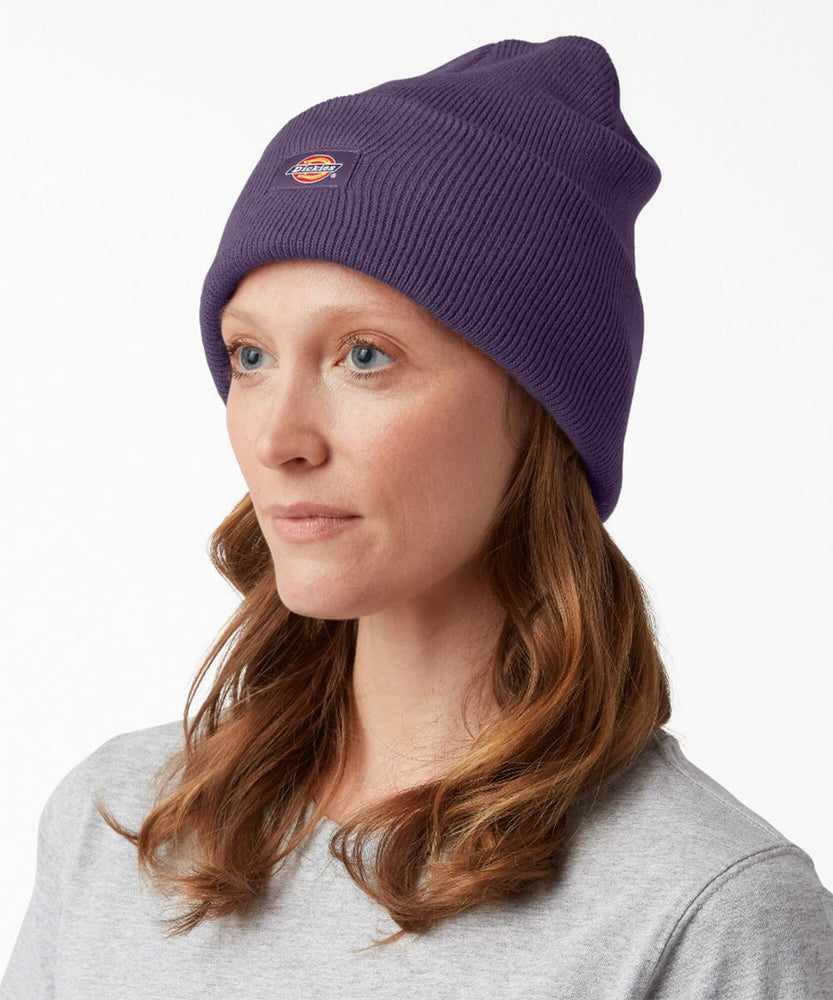 Booth Gladys Orphan Dickies Cuffed Knit Beanie - Dusty Purple Heather — Dave's New York