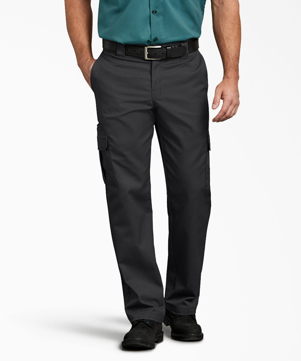 Dickies Men's Flex Regular Fit Cargo Pants, Charcoal
