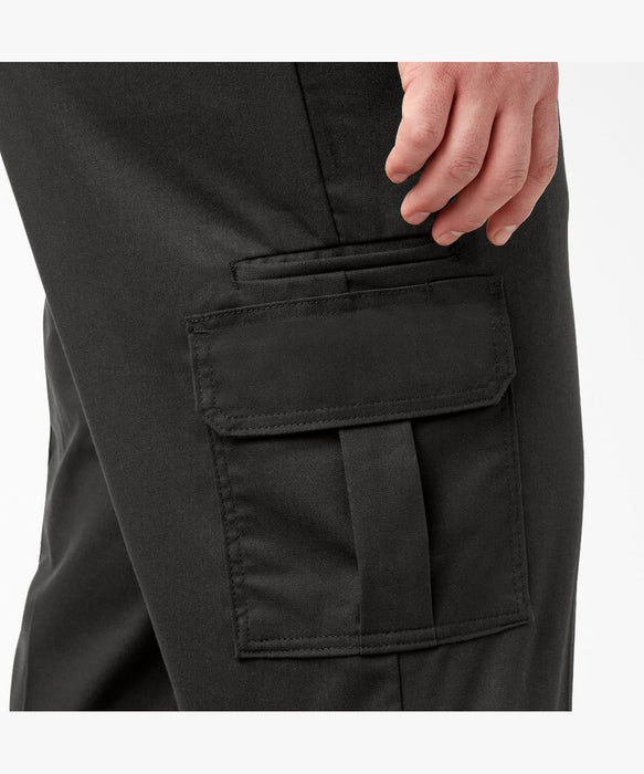 Dickies Women's Everyday Flex Cargo Pants, Black, 2 