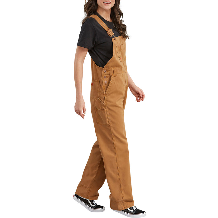 Women's Straight Fit Duck Double Front Bib Overalls Dickies, 50% OFF