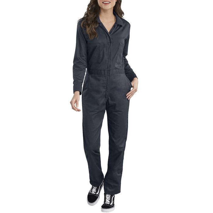 Dickies Women's Long Sleeve Cotton Coveralls - Dark Navy — Dave's