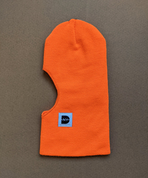 Dave's New York Thinsulate Logo Face Mask in Bright Orange at Dave's New York