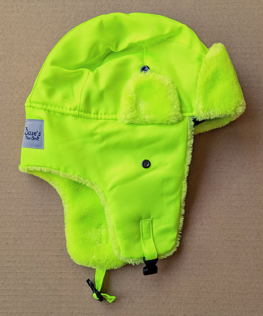 Dave's New York Bomber Hat - Bright Lime