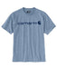 Carhartt K195 Signature Logo T-Shirt - Alpine Blue Snow Heather at Dave's New York