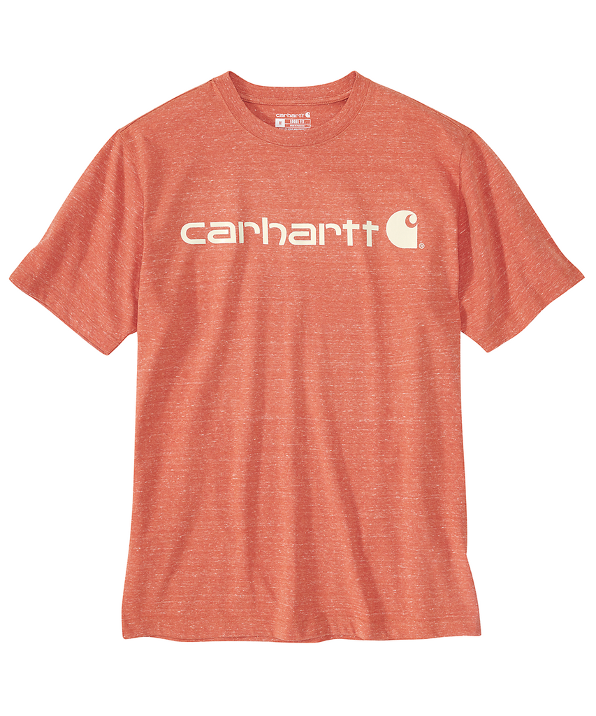 Carhartt K195 Signature Logo T Shirt Desert Orange Heather Dave s New York