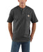 Carhartt K84 Workwear Short Sleeve Henley T-Shirt in Carbon Heather at Dave's New York