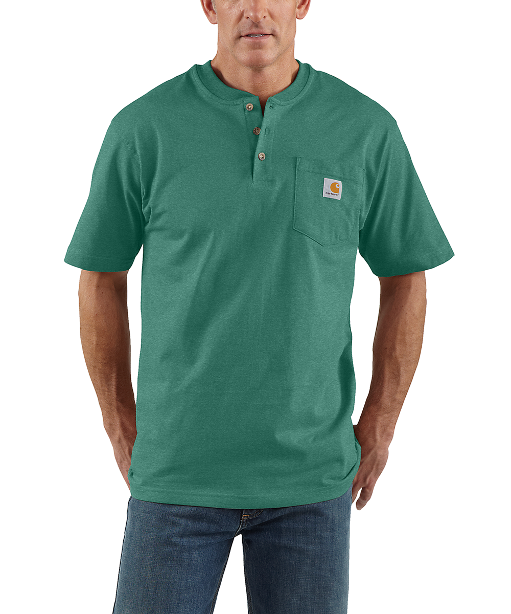 Carhartt Men's Workwear Pocket Short Sleeve T-Shirt, North Woods Heather, XL