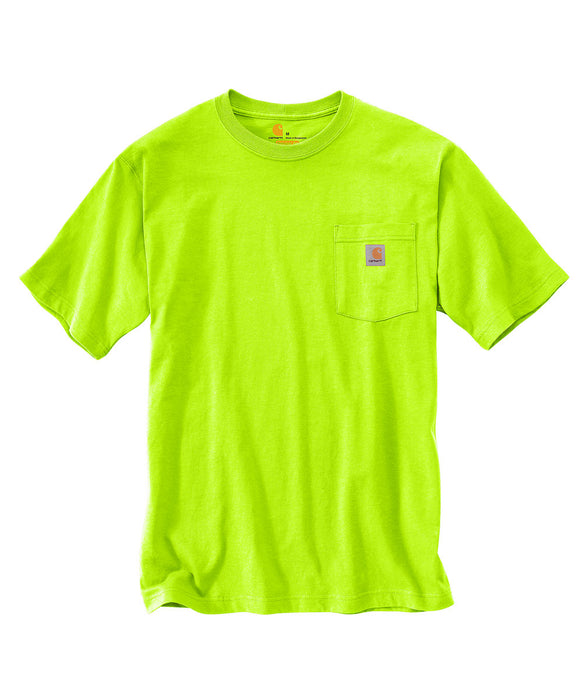 Carhartt K87 Workwear Pocket T-Shirt - Bright Lime at Dave's New York