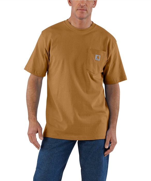 Carhartt Brown Short Sleeve Workwear Pocket T Shirt