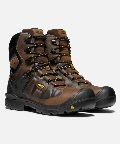 Keen Dover 8" Safety Toe Insulated Work Boots - Dark Earth at Dave's New York