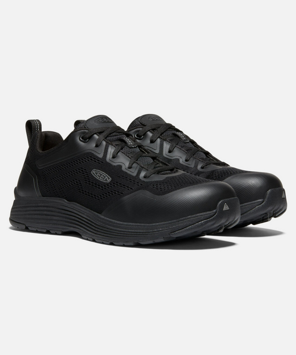 Keen Sparta 2 Composite Toe Work Sneakers - Black at Dave's New York