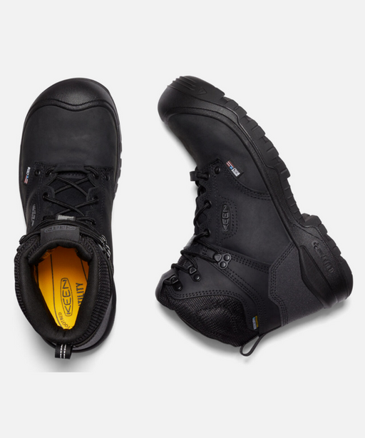 Keen Independence Carbon Fiber Toe Work Boot - Black at Dave's New York
