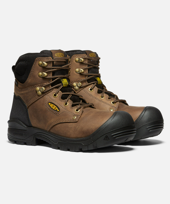 Keen Independence Soft Toe Work Boots - Dark Earth — Dave's New York