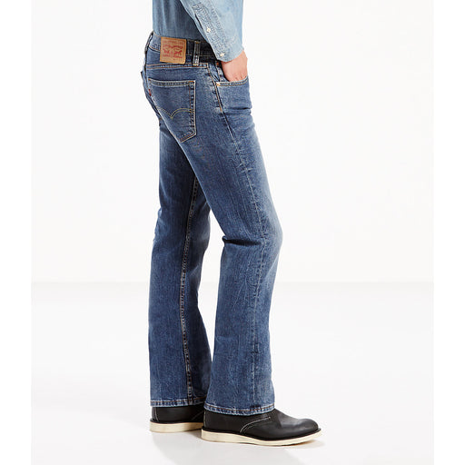 Levi 527 Slim Fit Boot Cut Jeans – Black Stone