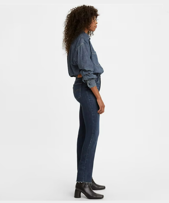 Levi's Women's 724 High Rise Slim Straight Jeans - Dark Wash — Dave's New  York